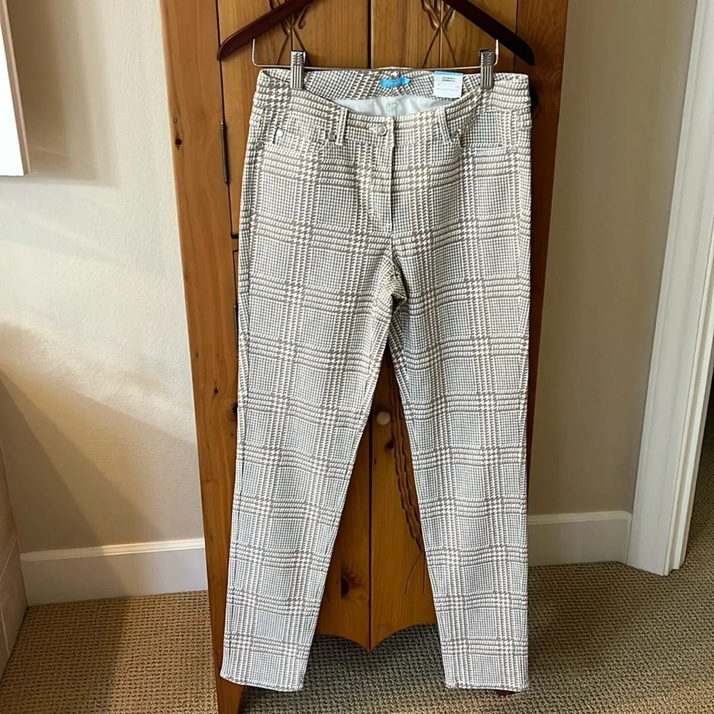 NWT‎ J McLaughlin Lexi Jeans Khaki Pink Hilltop Size 6